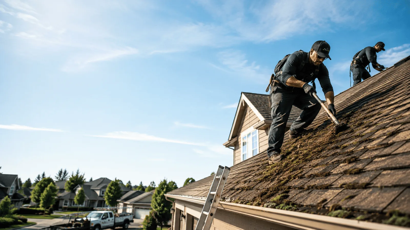 Roof Moss Removal in Park Forest, IL near me